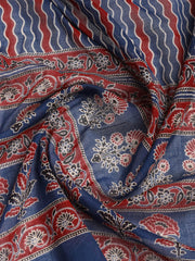 Printed Cotton Blend Unstitched Suit With Dupatta