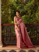 Zari Jaal Woven Banarasi Saree