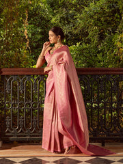Zari Jaal Woven Banarasi Saree