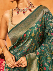 Zari Jaal Crepe Saree