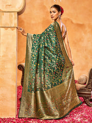 Zari Jaal Crepe Saree