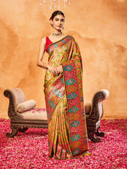 Zari Jaal Art Silk Saree