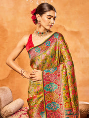 Zari Jaal Art Silk Saree