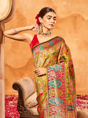 Zari Jaal Art Silk Saree