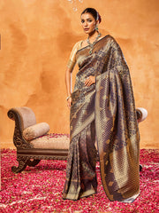 Zari Jaal Crepe Saree