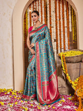 Resham Border Art Silk Saree