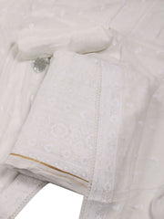 All Over Embroidered Georgette Unstitched Suit With Dupatta