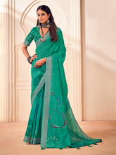 Digital Printed Cotton Saree