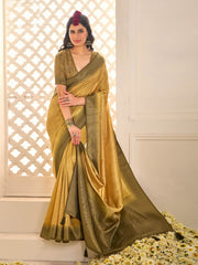 Zari Border Art Silk Saree