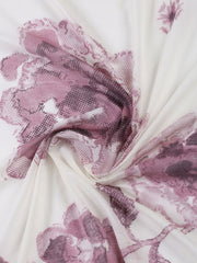 Neck Patti Cotton Blend Unstitched Suit With Dupatta