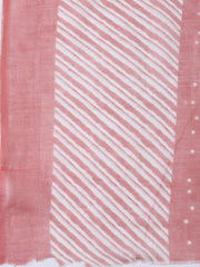 Neck Patti Cotton Blend Unstitched Suit With Dupatta