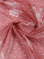 Neck Patti Cotton Blend Unstitched Suit With Dupatta