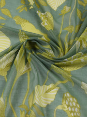 Neck Embroidered Cotton Blend Unstitched Suit With Dupatta