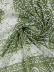 Printed Cotton Blend Unstitched Suit With Dupatta