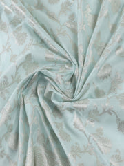 Woven Chanderi Unstitched Suit With Dupatta