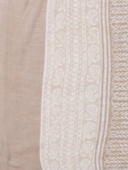 Neck Patti Cotton Blend Unstitched Suit With Dupatta