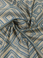 Neck Patti Cotton Blend Unstitched Suit With Dupatta