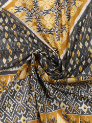 Neck Patti Cotton Blend Unstitched Suit With Dupatta