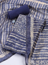 Printed Chanderi Unstitched Suit Piece With Dupatta