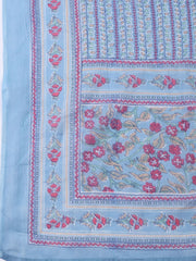 Printed Cotton Blend Unstitched Suit Piece With Dupatta