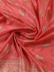 Woven Chanderi Unstitched Suit With Dupatta