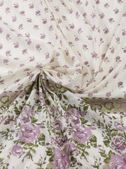 Printed Cotton Blend Unstitched Suit With Dupatta