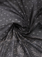 Printed Cotton Blend Unstitched Suit With Dupatta