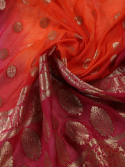 Woven Chanderi Unstitched Suit Piece With Dupatta