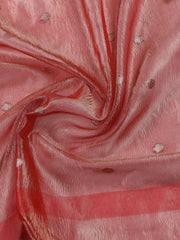 Neck Embroidered Tissue Unstitched Suit Piece With Dupatta