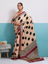 Printed Satin Saree