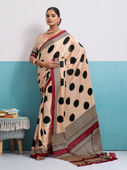 Printed Satin Saree