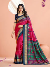 Printed Art Silk Saree