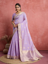 Woven Design Linen Blend Saree