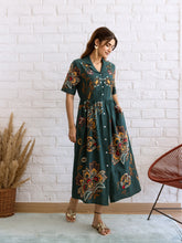 Resham Embroidered Cotton Blend Dress