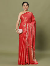 Zari Jaal Woven Crepe Saree