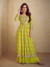 Embroidered Chinnon Silk Straight Choli & Skirt With Jacket