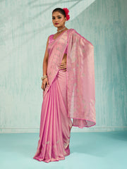 Embroidered Chiffon Saree