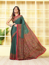 Digital Printed Crepe Saree