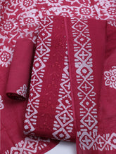 Printed Cotton Blend Unstitched Kurta With Pant & Dupatta
