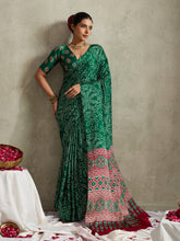Printed Satin Saree