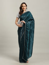 Stone Embroidery Tissue Saree