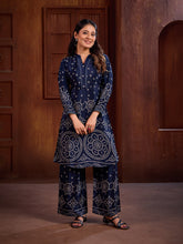 Printed Crepe Kurta With Pants