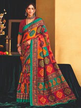 Printed Art Silk Saree