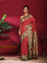 Digital Print Art Silk Saree