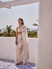 Sequin Work Tissue Saree