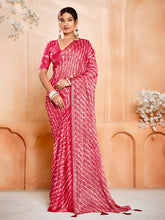 Digital Printed Chiffon Saree