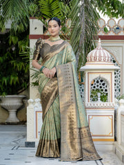 Kanjivaram Art Silk Woven Saree