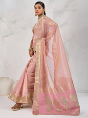 Woven Design Linen Saree