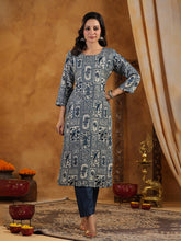 Printed Muslin Kurta With Pants