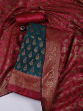 Banarasi Chanderi Unstitched Suit With Dupatta